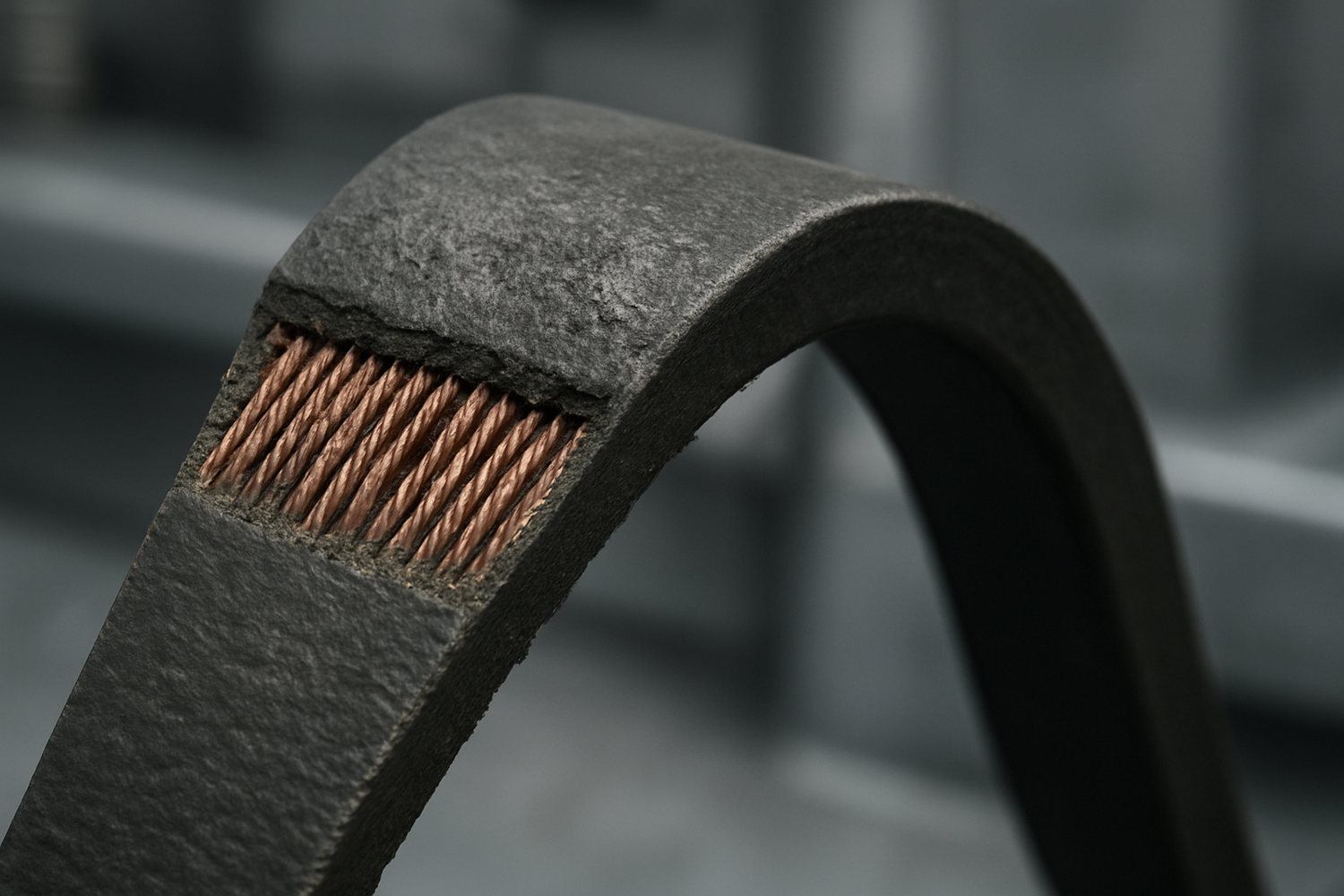V-Belt Tensile Cords exposed